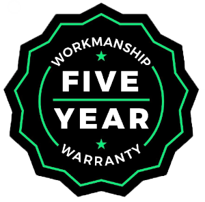 5 Year Warranty